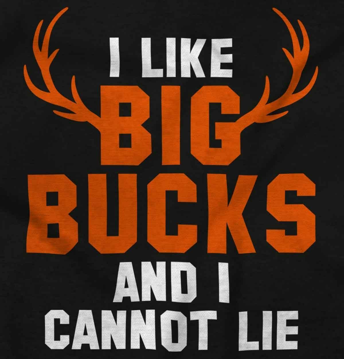imageBrisco Brands I Like Big Bucks Funny Hunting Baby Bodysuit Jumper BoysBlack