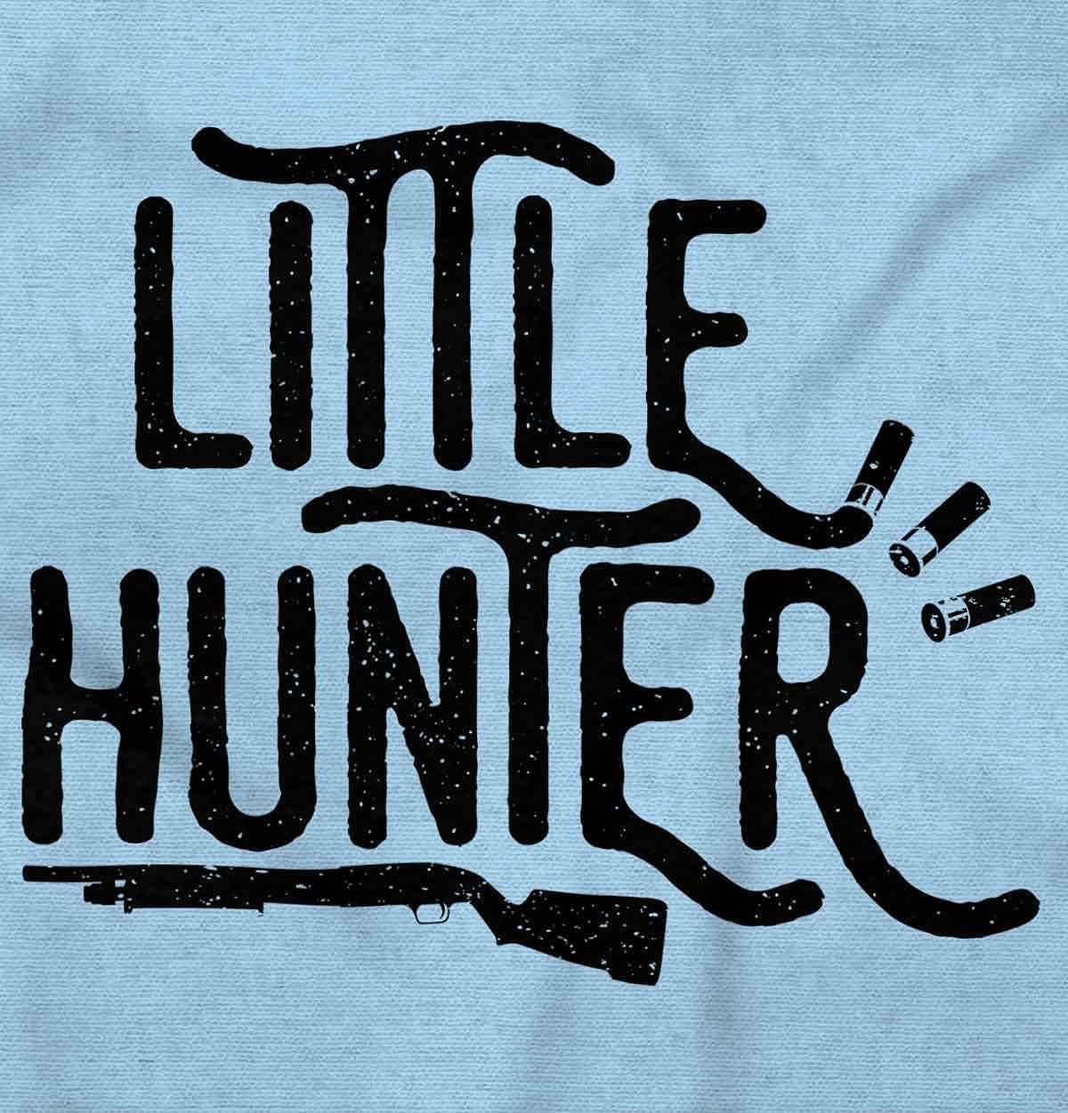 imageBrisco Brands Little Hunter Cute Kiddos Hunting Baby Romper Boys or GirlsLight Blue