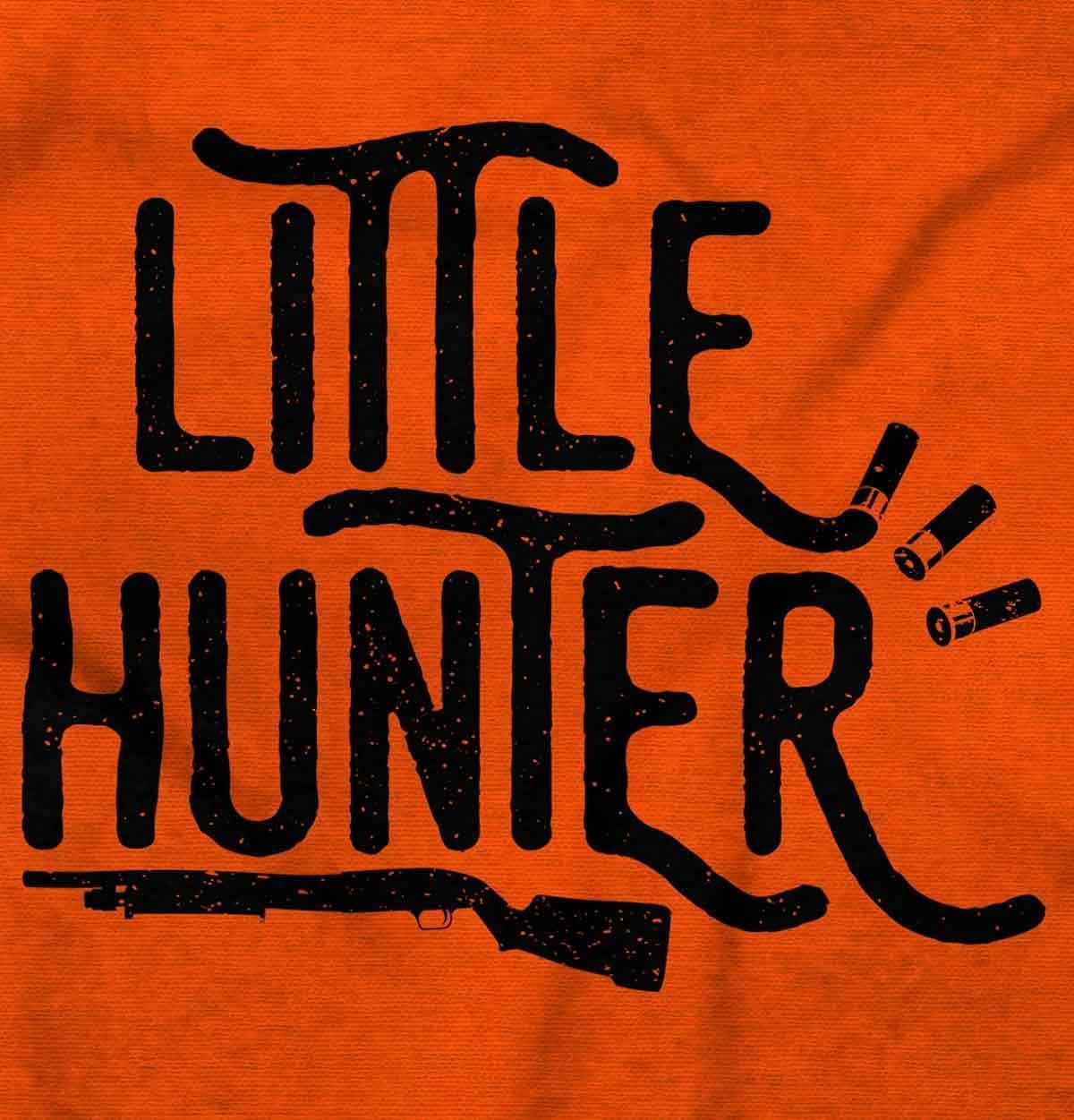 imageBrisco Brands Little Hunter Cute Kiddos Hunting Baby Romper Boys or GirlsOrange