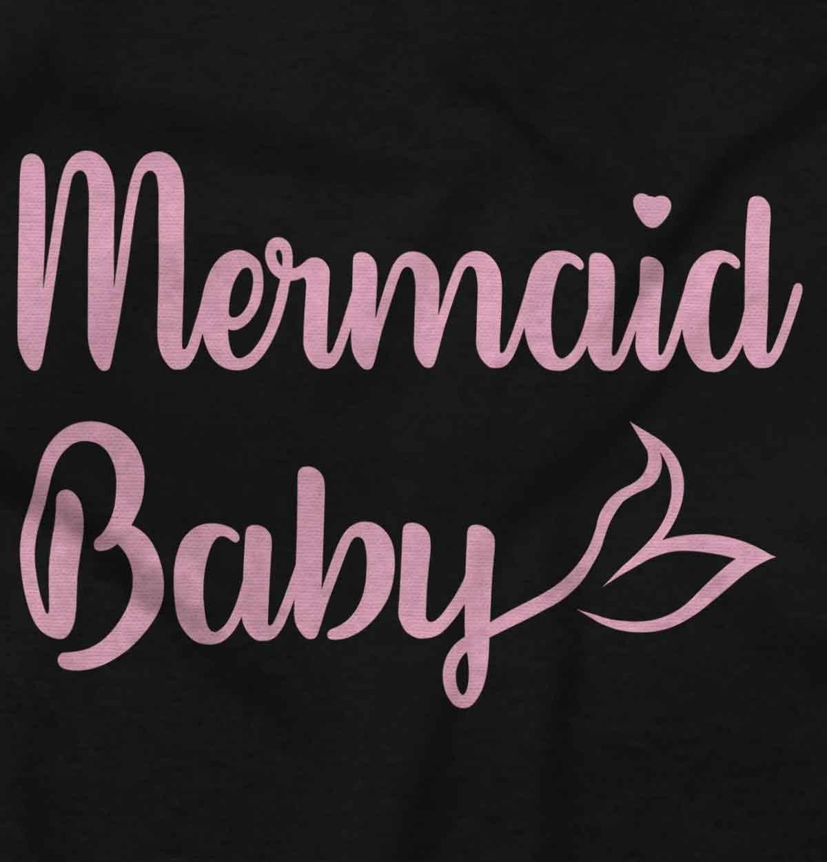 imageBrisco Brands Mermaid Baby Ocean Sea Princess Baby Bodysuit Jumper GirlsBlack