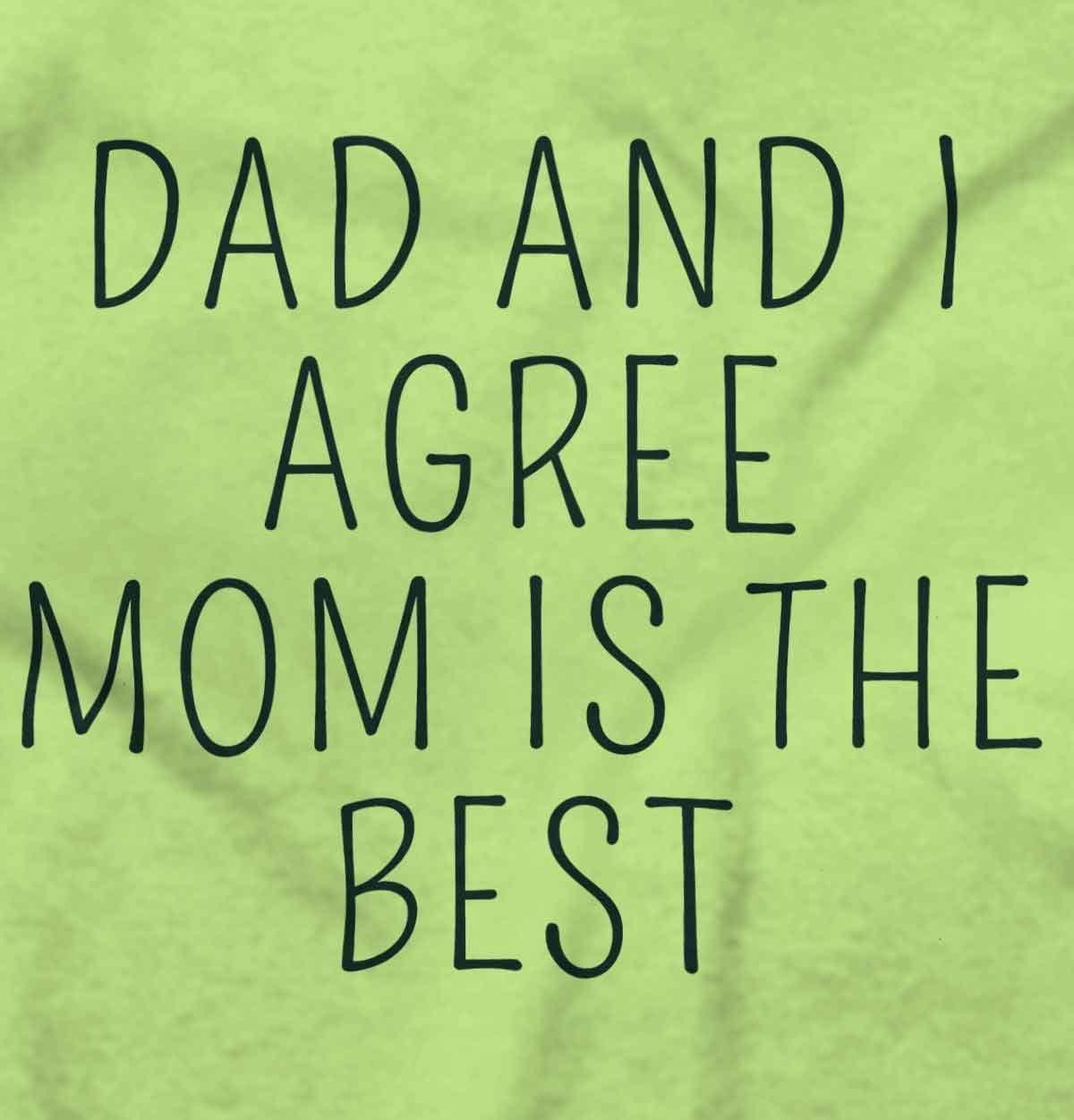 imageBrisco Brands Mom is the Best Cute Adorable Baby Romper Boys or GirlsKey Lime