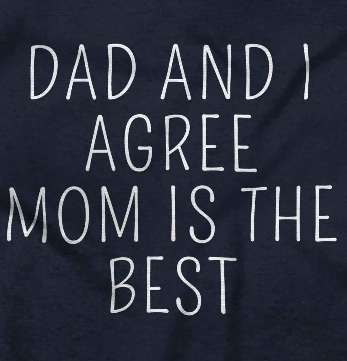 imageBrisco Brands Mom is the Best Cute Adorable Baby Romper Boys or GirlsNavy