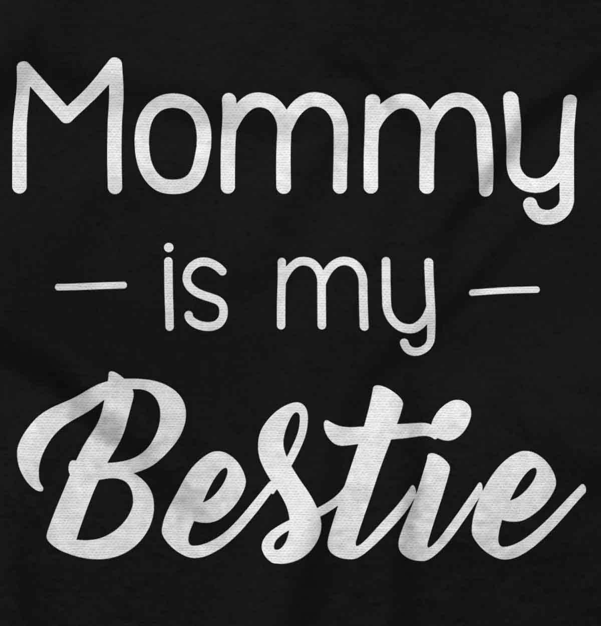 imageBrisco Brands Mommy is my Bestie Cute Daughter Baby Bodysuit Jumper GirlsBlack
