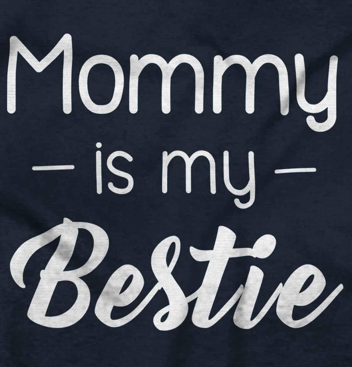 imageBrisco Brands Mommy is my Bestie Cute Daughter Baby Bodysuit Jumper GirlsNavy