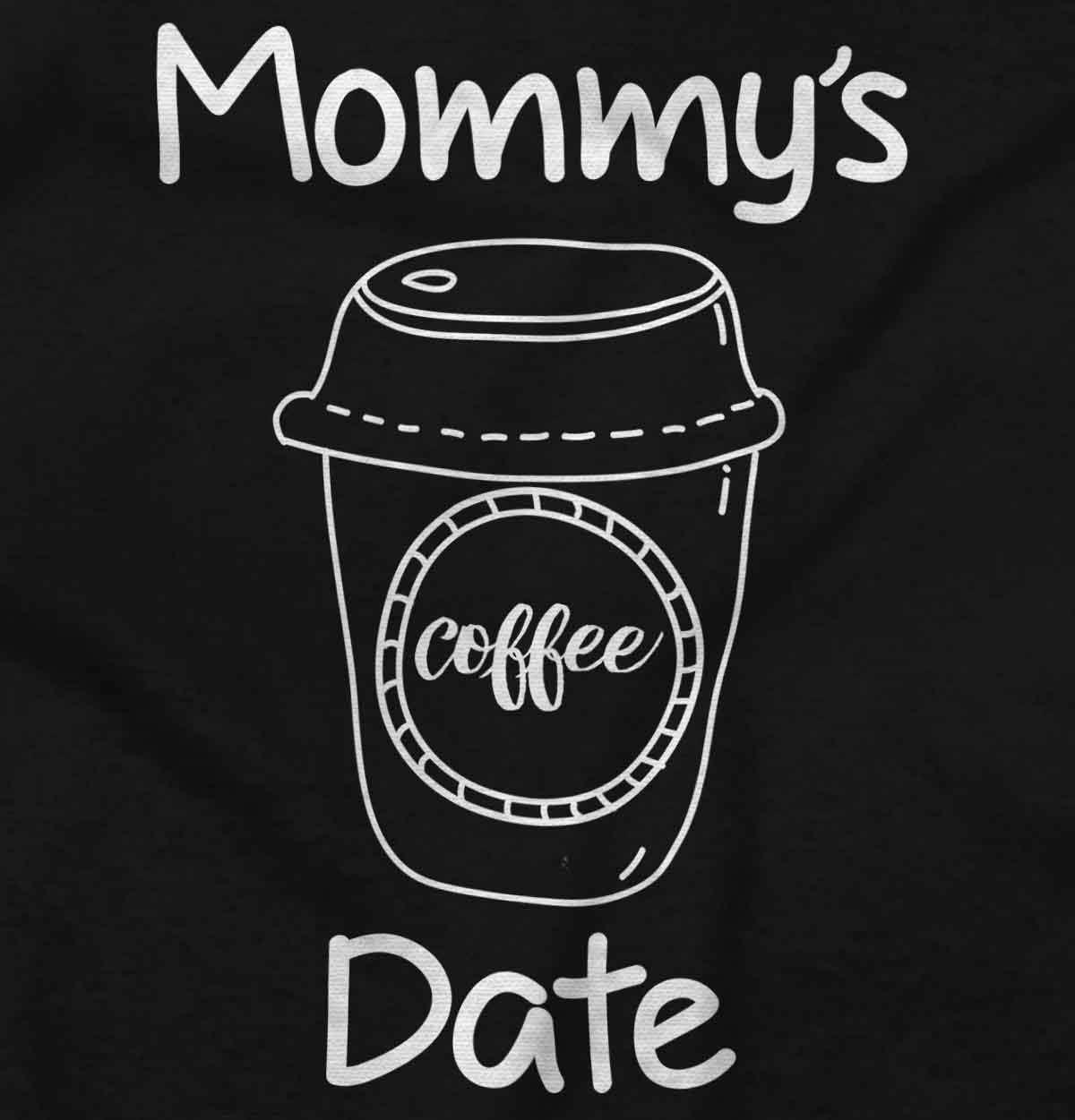 imageBrisco Brands Mommys Coffee Date Cute Adorable Baby Romper Boys or GirlsBlack