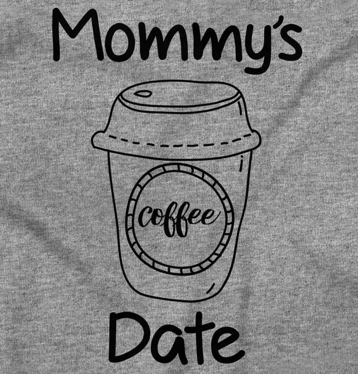 imageBrisco Brands Mommys Coffee Date Cute Adorable Baby Romper Boys or GirlsHeather