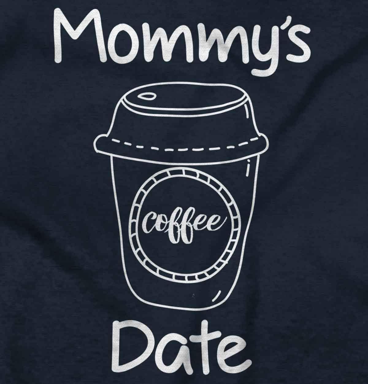 imageBrisco Brands Mommys Coffee Date Cute Adorable Baby Romper Boys or GirlsNavy