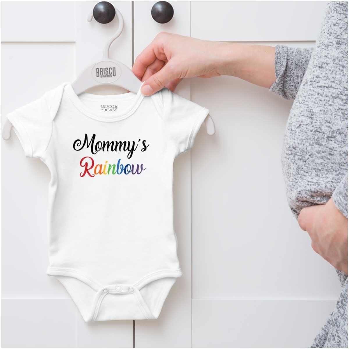 imageBrisco Brands Mommys Rainbow Special Cute Adorable Baby Bodysuit Jumper GirlsWhite