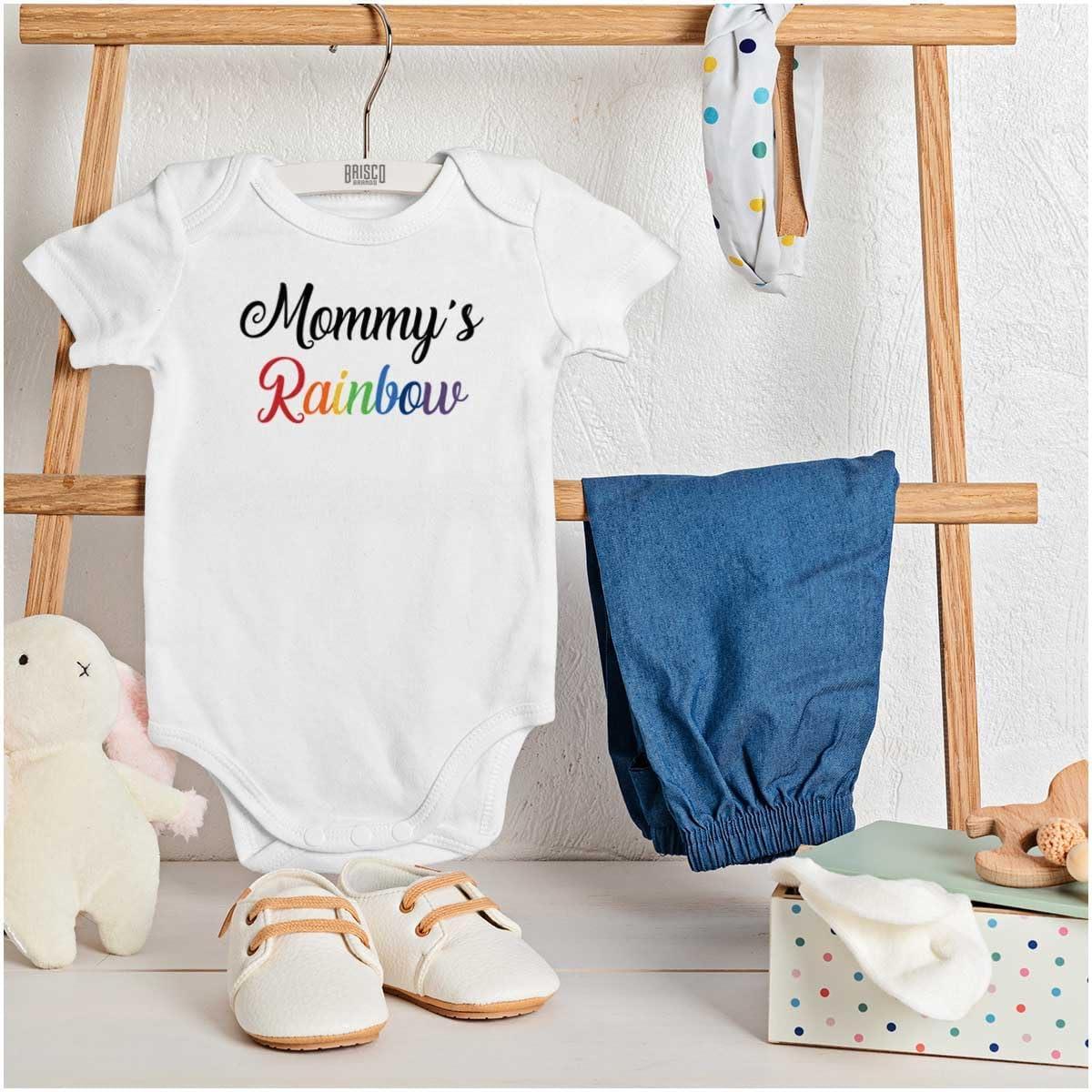 imageBrisco Brands Mommys Rainbow Special Cute Adorable Baby Bodysuit Jumper GirlsWhite