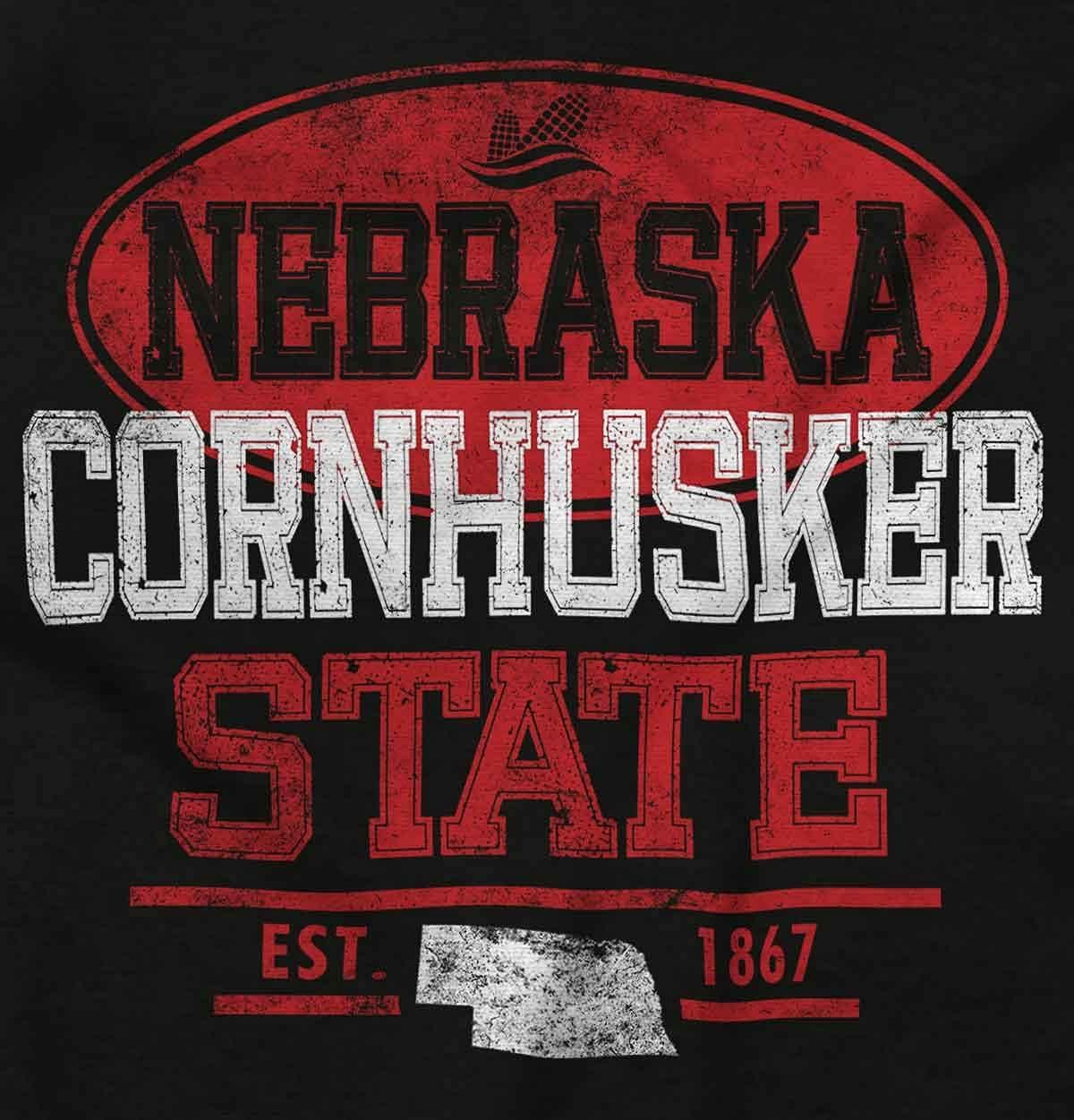 imageBrisco Brands Nebraska NE Corn Logo Souvenir Baby Romper Boys or GirlsBlack