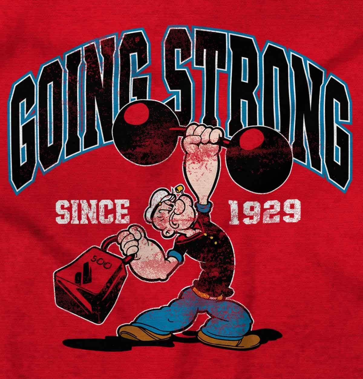 imageBrisco Brands Popeye Going Strong Since 1929 Gym Tank Top T Shirts Men WomenRed
