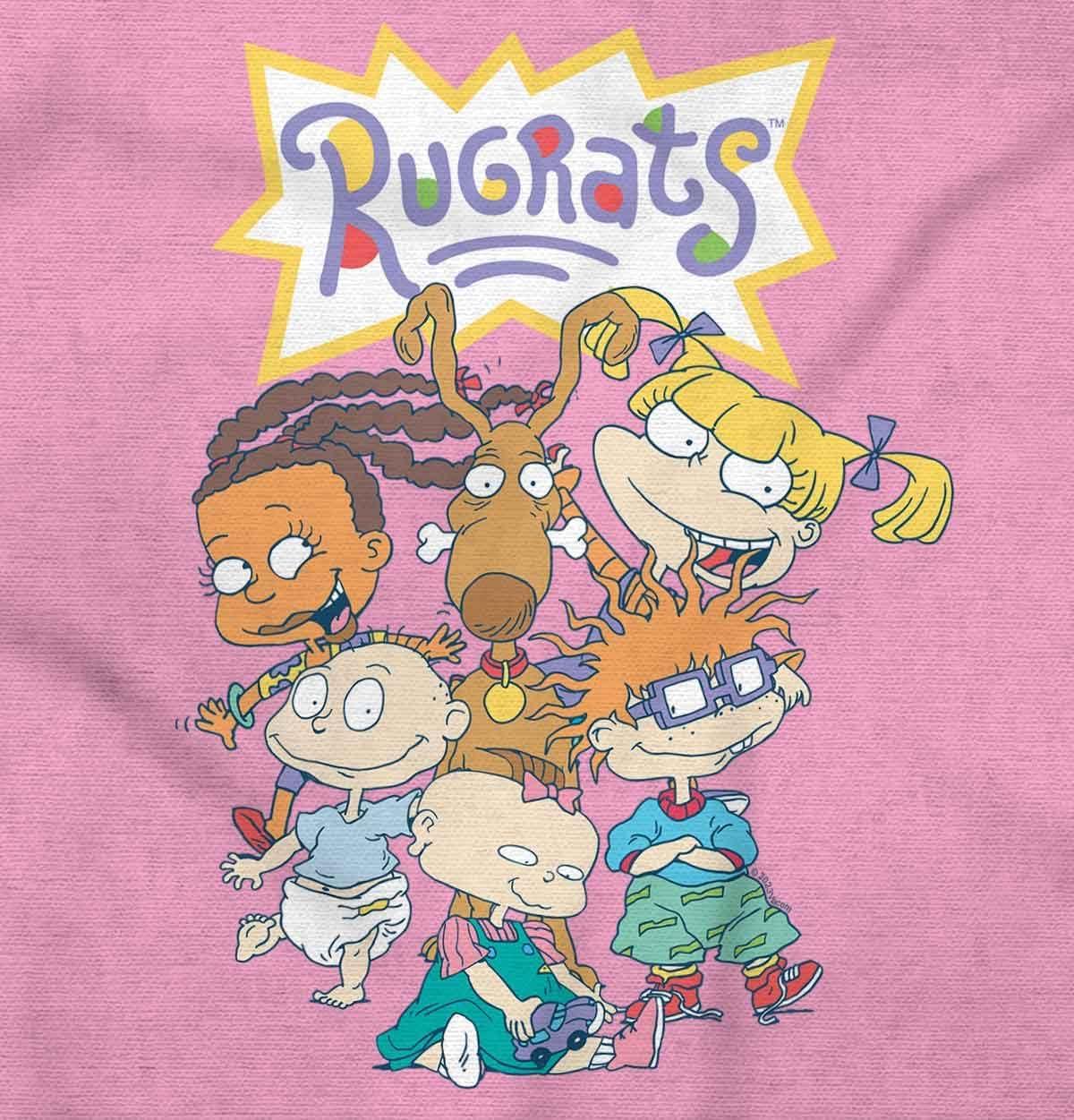 imageBrisco Brands Rugrats 90s Cartoon Characters Baby Romper Boys or GirlsPink