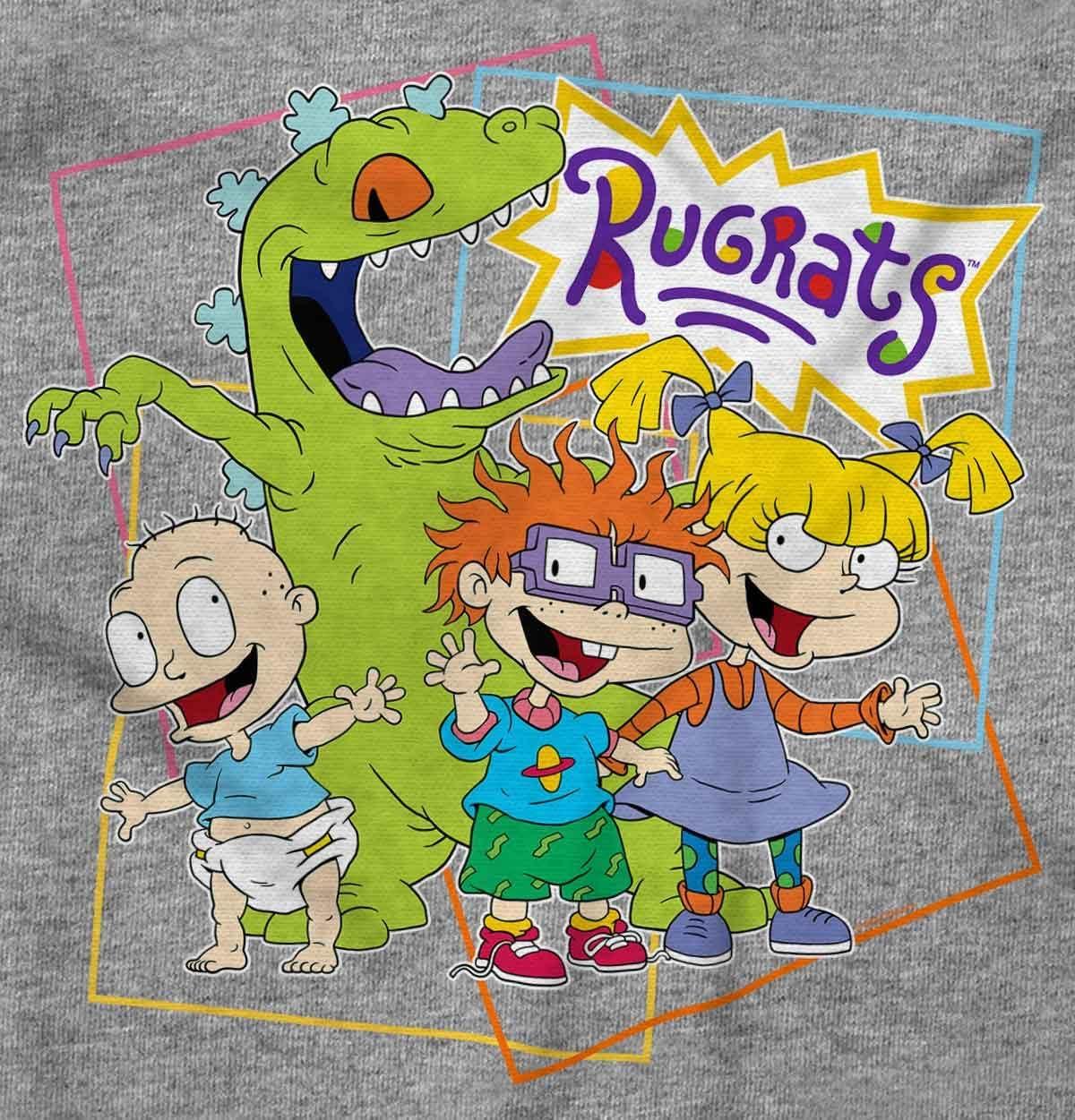 imageBrisco Brands Rugrats Reptar Cartoon Characters Baby Romper Boys or GirlsHeather