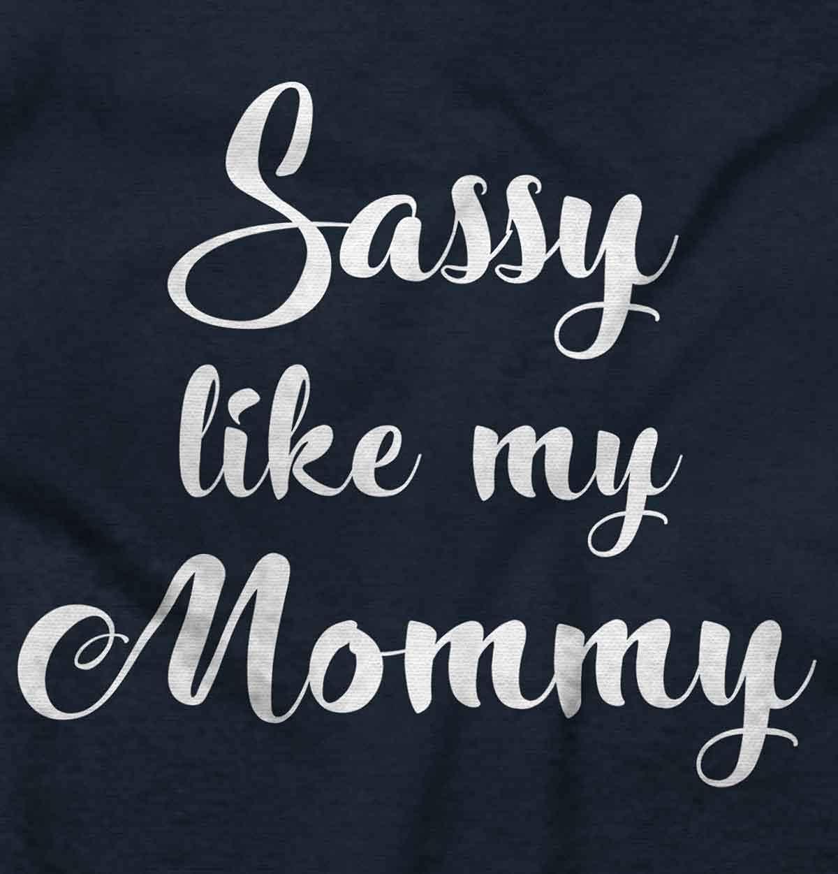 imageBrisco Brands Sassy Like Mommy Funny Daughter Baby Bodysuit Jumper GirlsNavy