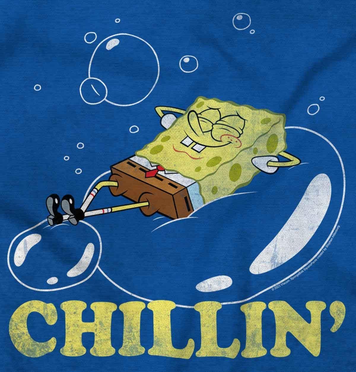 imageBrisco Brands SpongeBob Bubble Chillin Cartoon Baby Romper Boys or GirlsRoyal