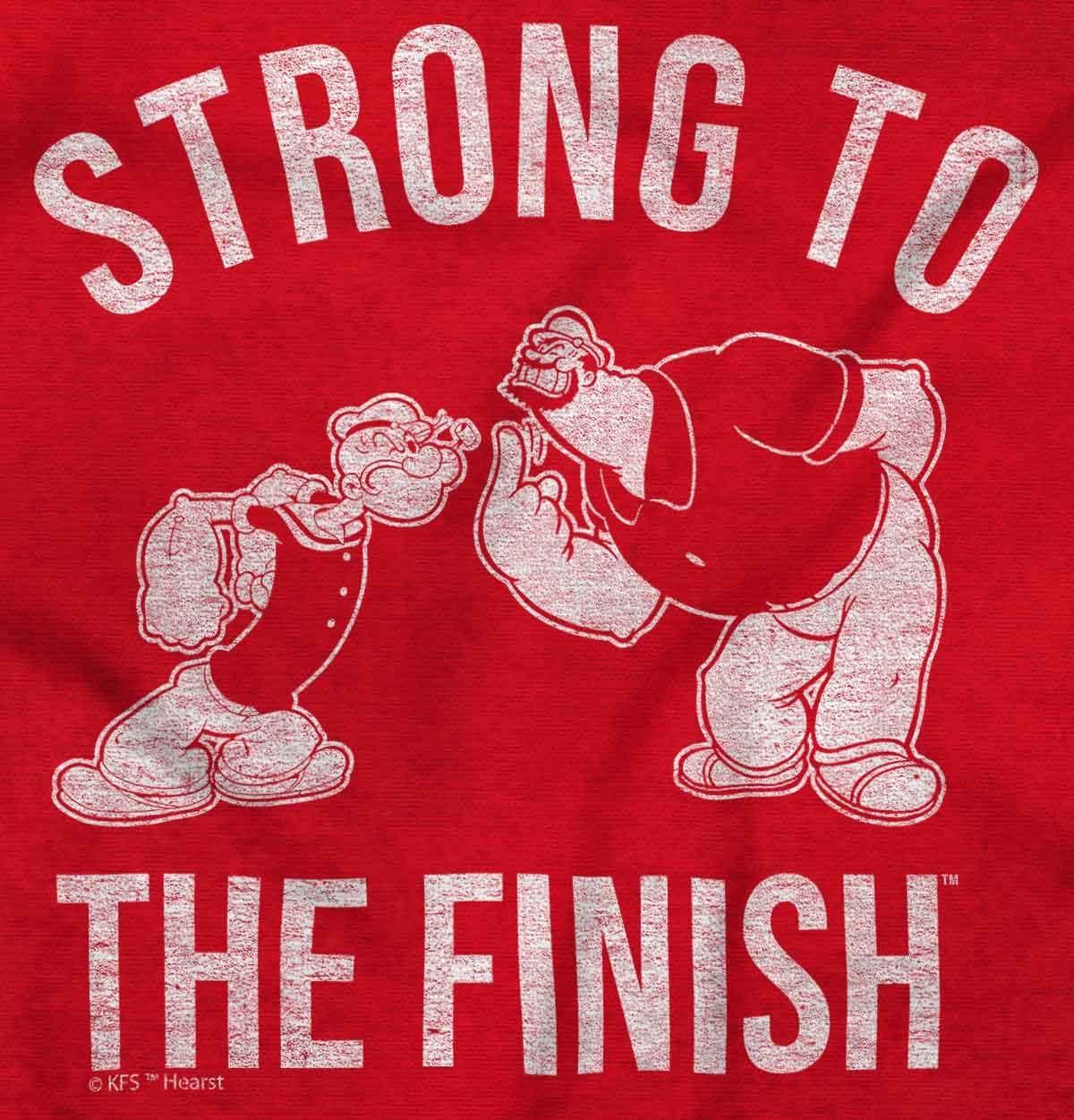 imageBrisco Brands Strong to The Finish Popeye Bluto Tank Top Sleeveless Tee MenRed