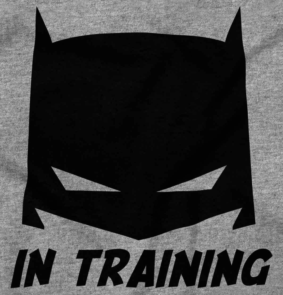 imageBrisco Brands Superhero in Training Dark Baby Romper Boys or GirlsHeather