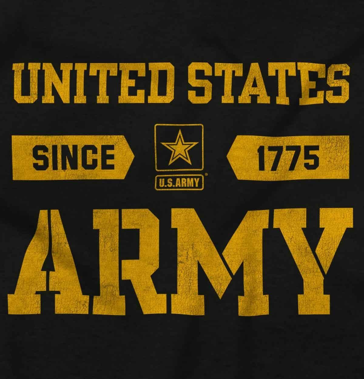 imageBrisco Brands US Army Soldier Veteran Proud Pride Baby Romper Boys or GirlsBlack