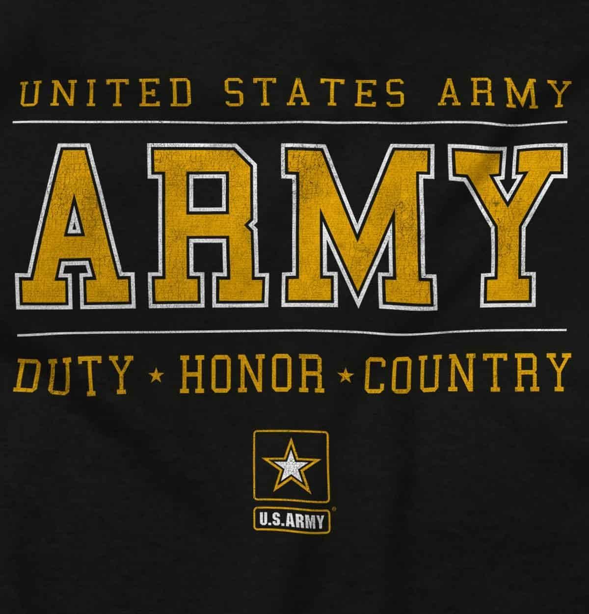 imageBrisco Brands US Army Soldiers Duty Honor USA Baby Romper Boys or GirlsBlack