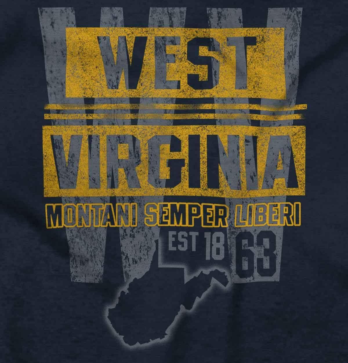 imageBrisco Brands West Virginia Student Team Uniform Baby Romper Boys or GirlsNavy