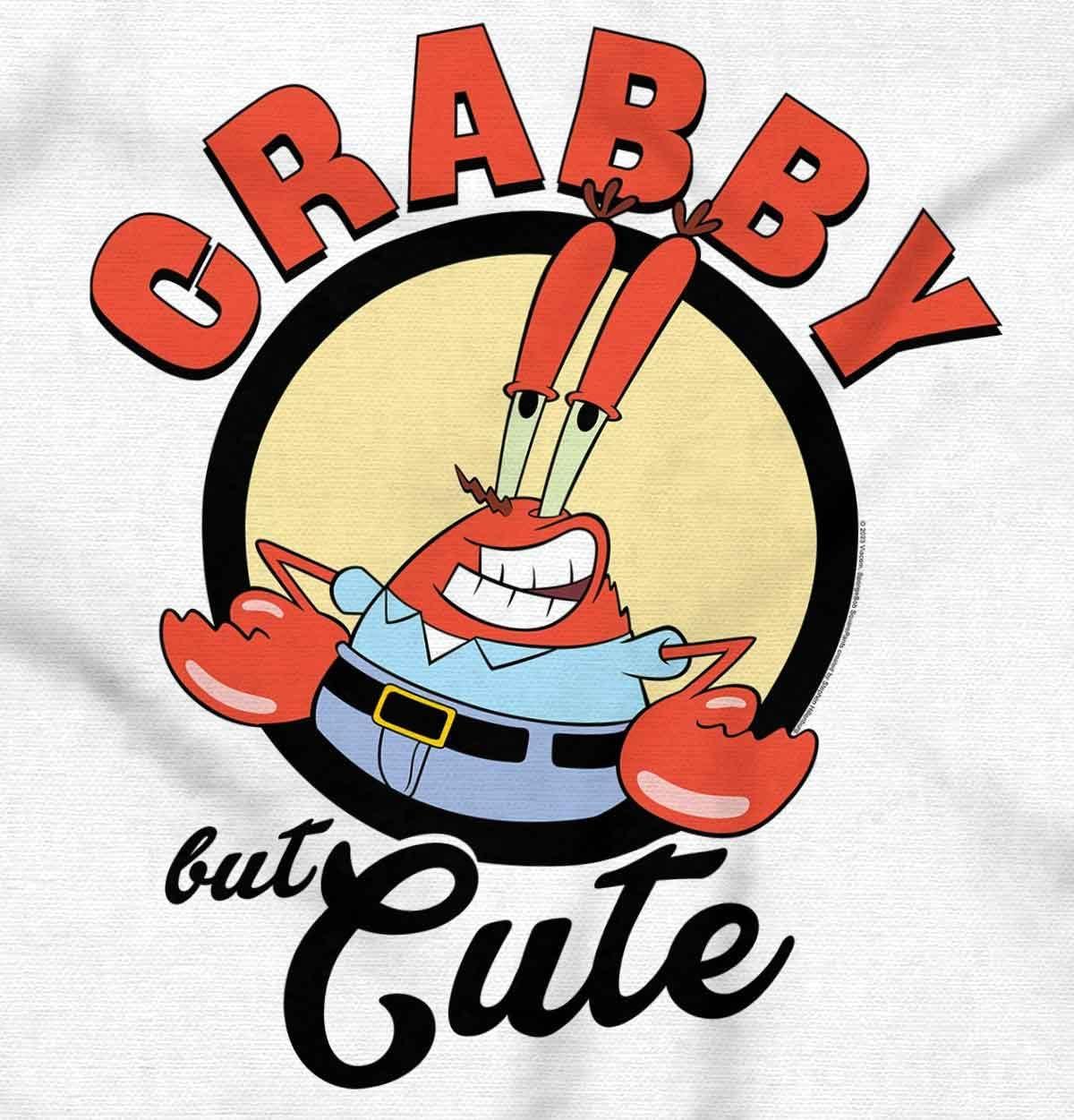 imageBrisco Brands Womens Maternity MrKrabs Krabby But Cute Cartoon Pregnancy DressWhite