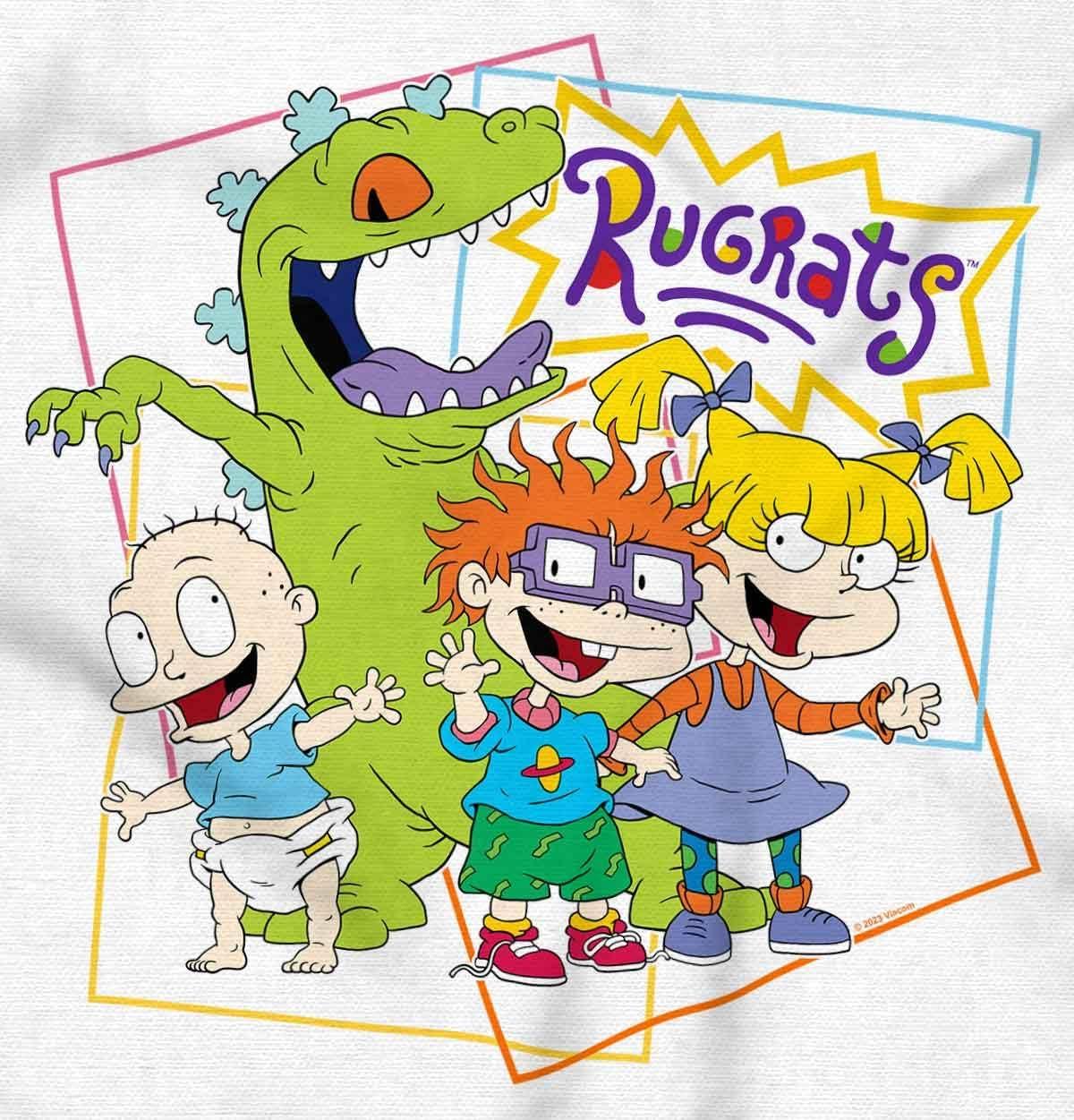 imageBrisco Brands Womens Maternity Rugrats Reptar Cartoon Characters T Shirt Tee