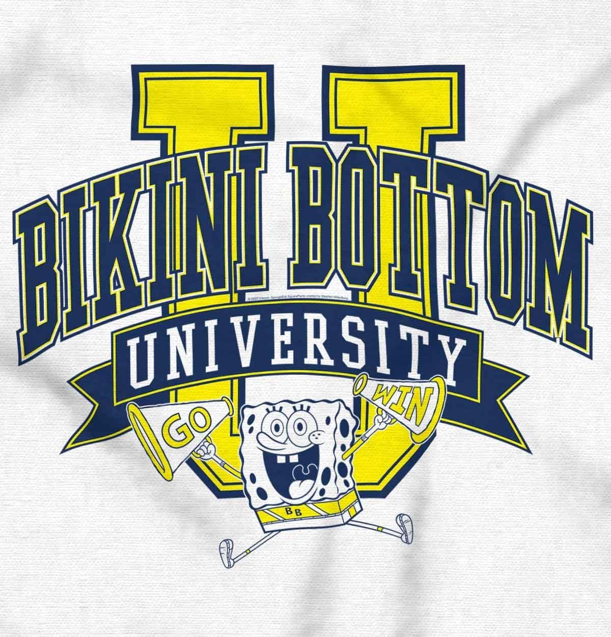 imageBrisco Brands Womens Maternity Spongebob Bikini Bottom University T Shirt Tee