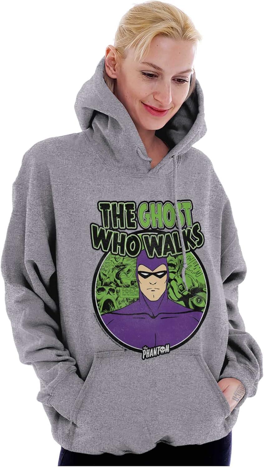 imageBrisco Brands the Phantom Ghost Who Walks Hoodie Sweatshirt Women MenSport Grey
