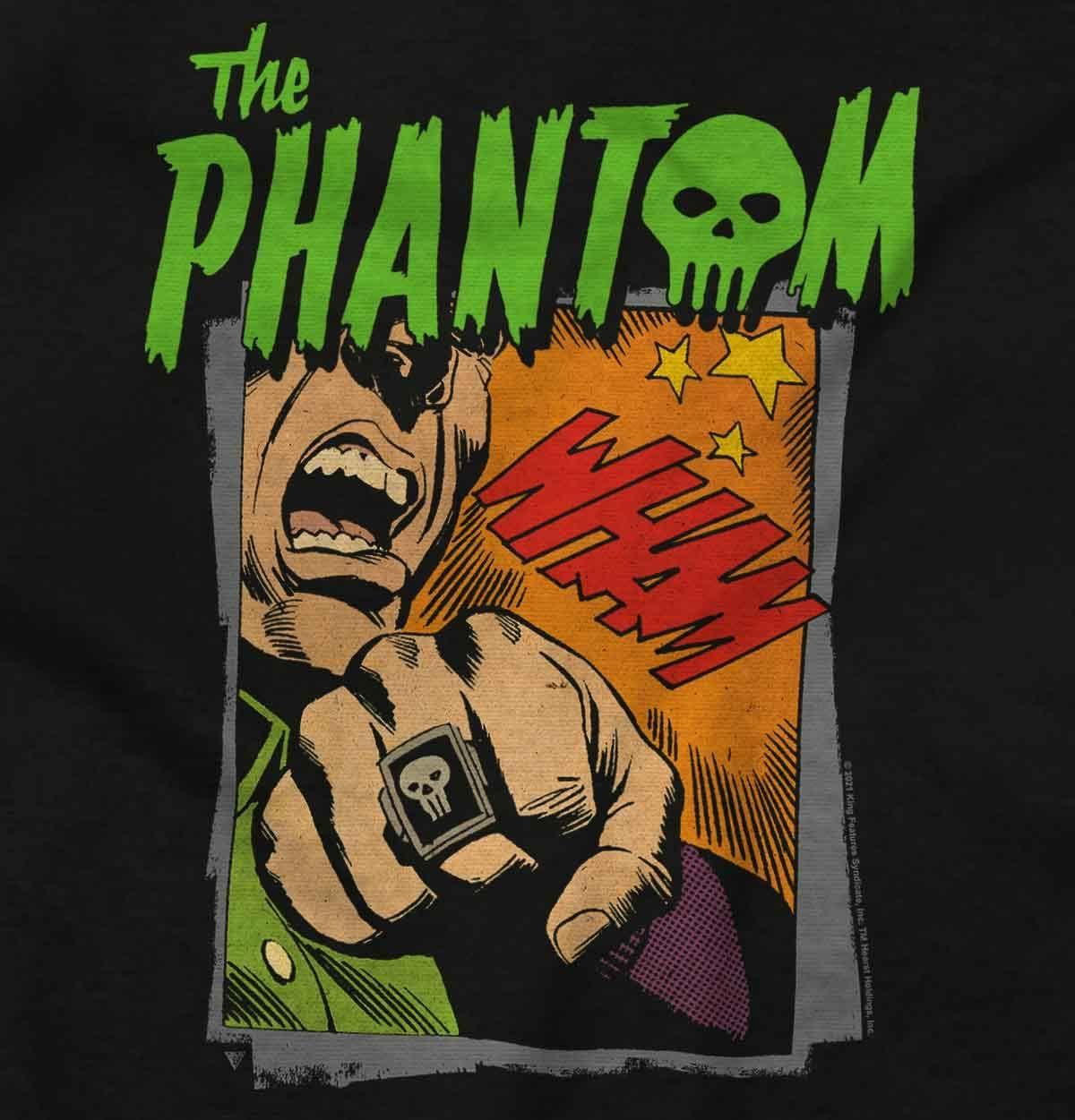 imageBrisco Brands the Phantom Skull Retro Comic Book Hoodie Sweatshirt Women MenBlack