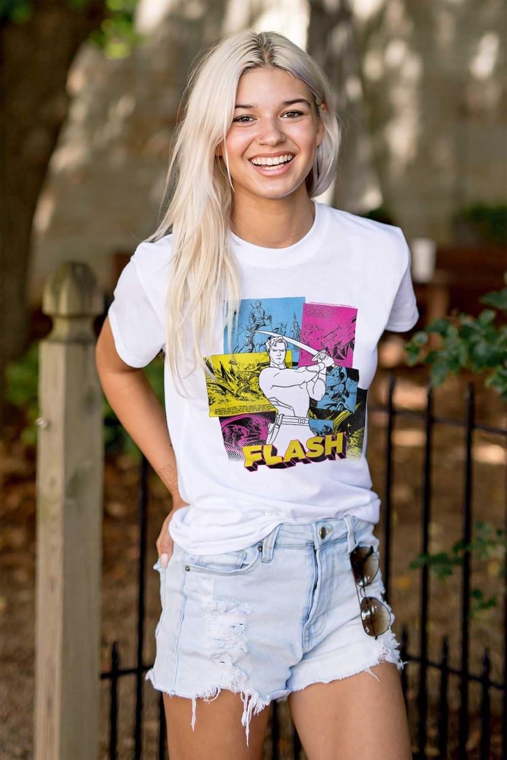 imageFlash Gordon Comic Strip Vintage Hero Graphic T Shirt Men or WomenWhite