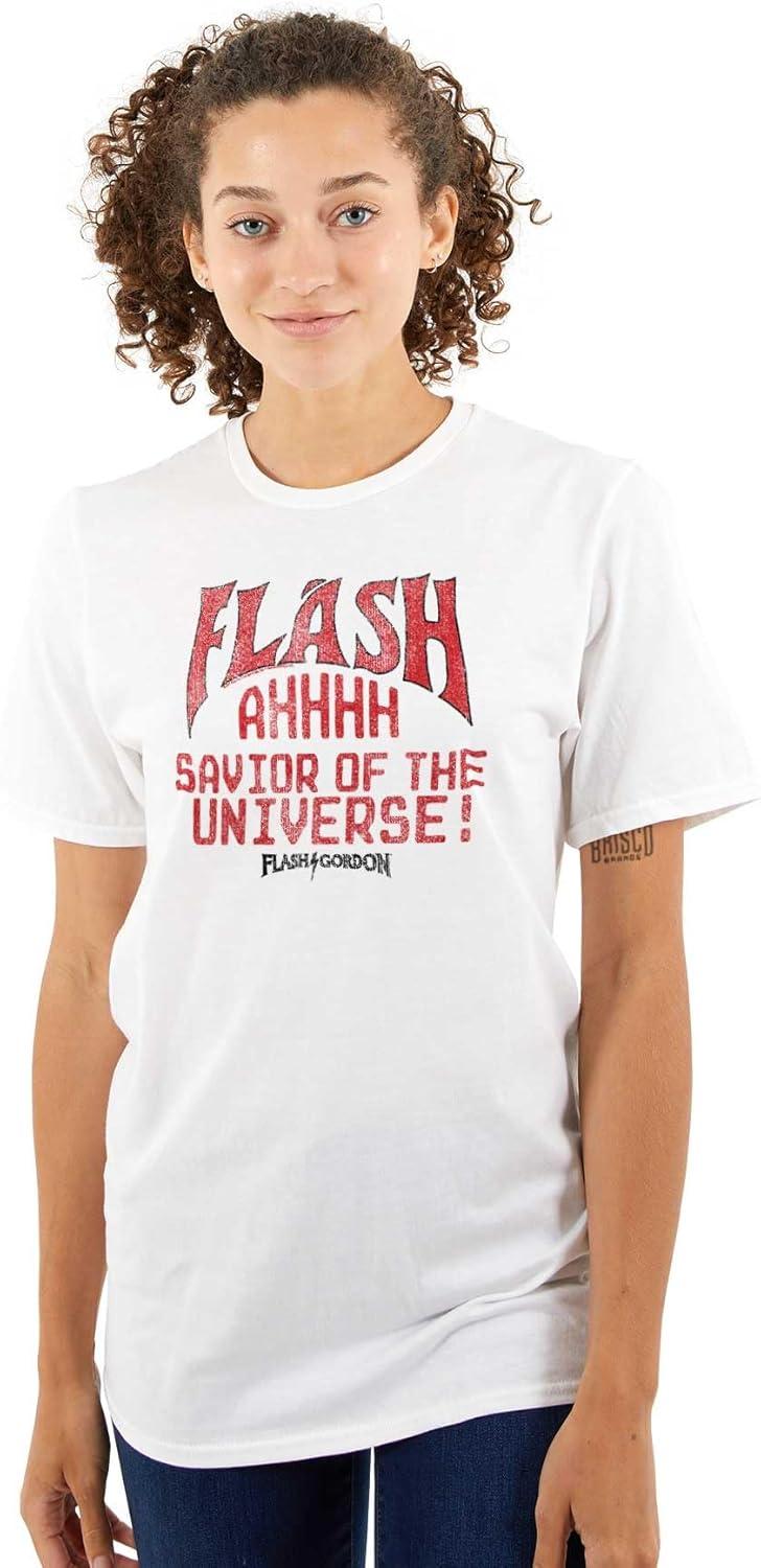 imageFlash Gordon Logo Vintage Comic Hero Graphic T Shirt Men or WomenWhite