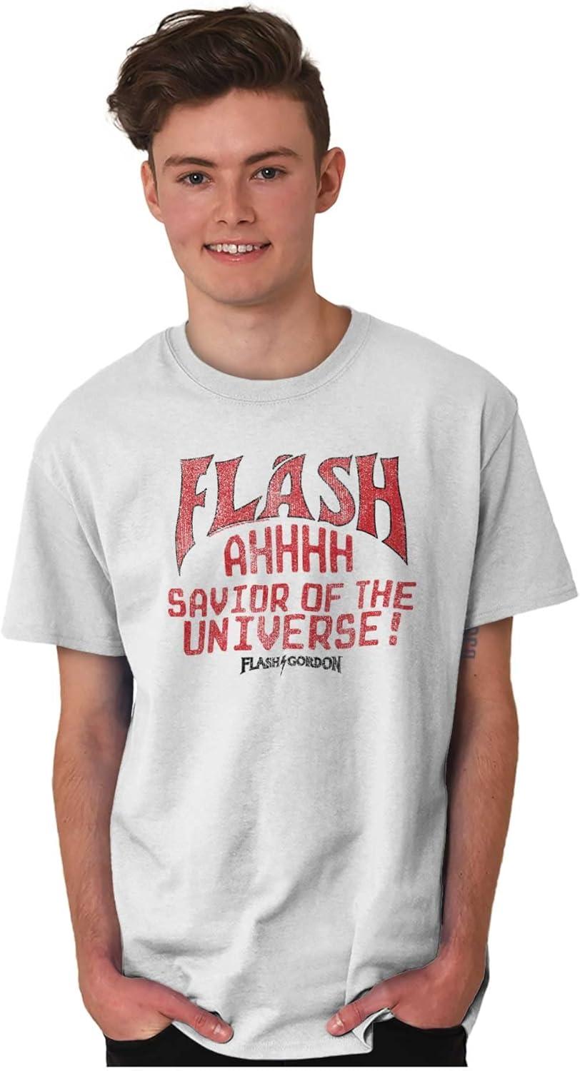imageFlash Gordon Logo Vintage Comic Hero Graphic T Shirt Men or WomenWhite