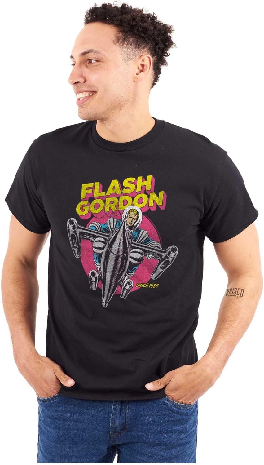 imageFlash Gordon Space Hero Vintage Comic Graphic T Shirt Men or WomenBlack