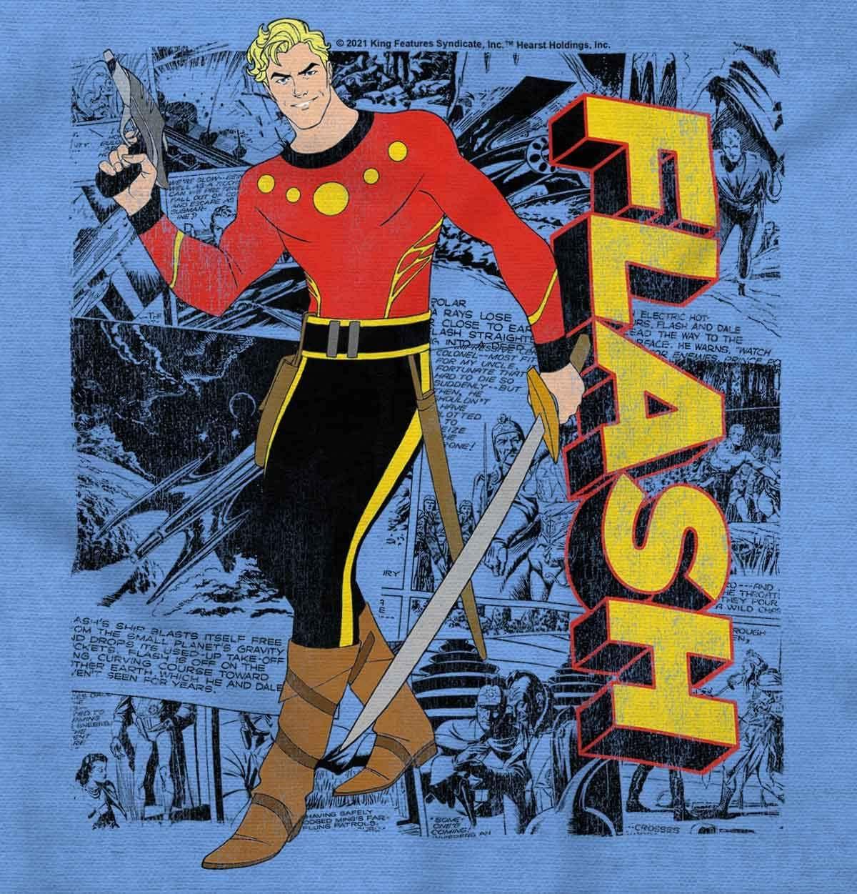 imageFlash Gordon Vintage Comic Strips Graphic T Shirt Men or WomenCarolina Blue
