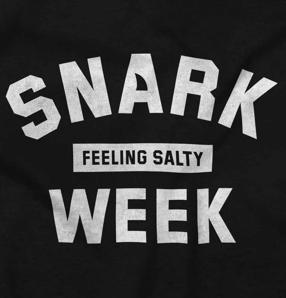 imageFunny Feeling Salty Snark Week Joke Juniors Lettuce Trim Crop Top Womens Baby TeeBlack