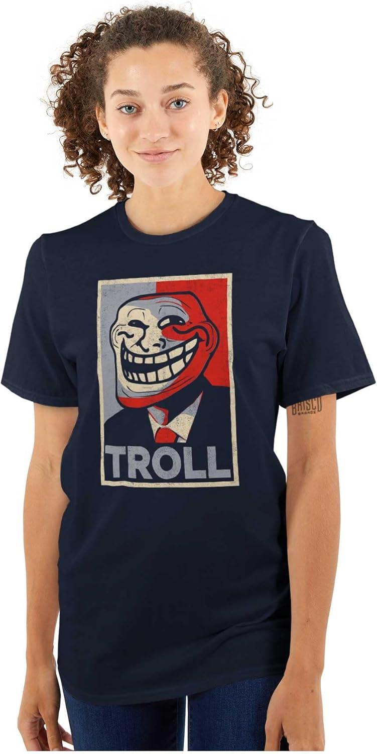 imageFunny Presidential Troll Face Meme Graphic T Shirt Men or WomenNavy