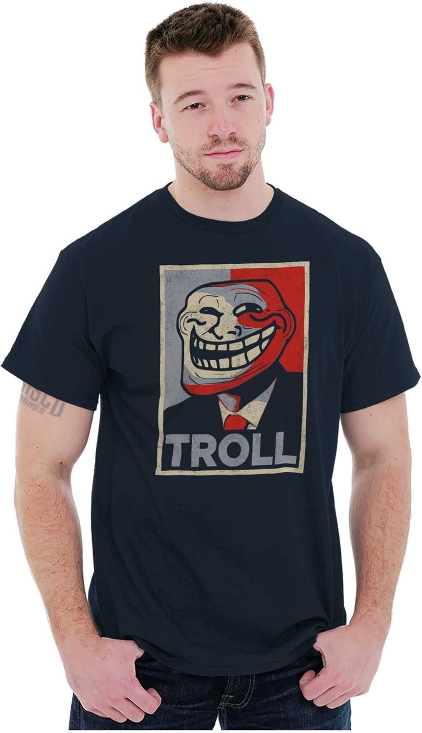 imageFunny Presidential Troll Face Meme Graphic T Shirt Men or WomenNavy