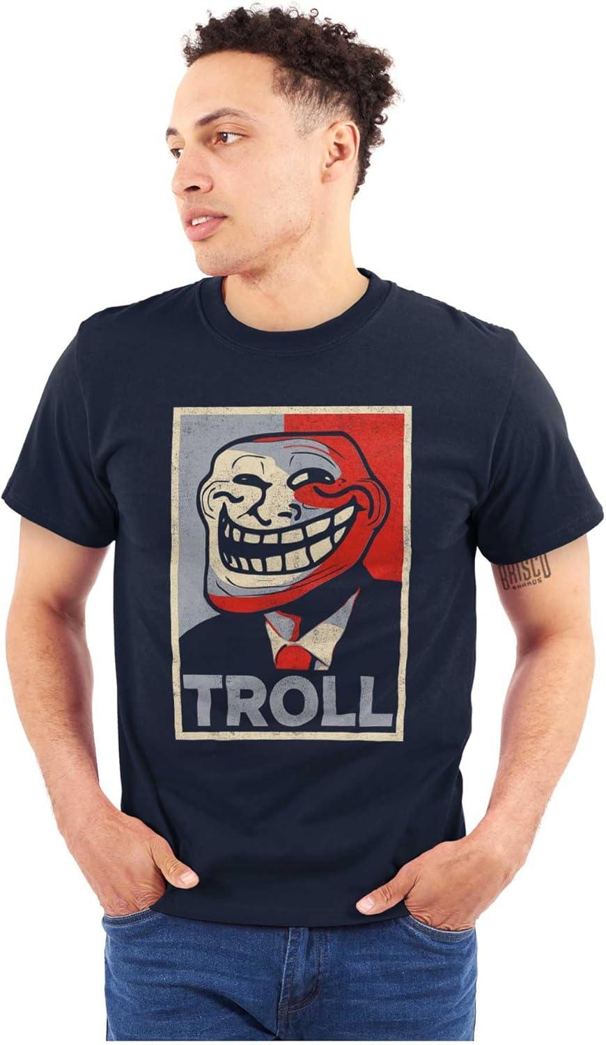 imageFunny Presidential Troll Face Meme Graphic T Shirt Men or WomenNavy