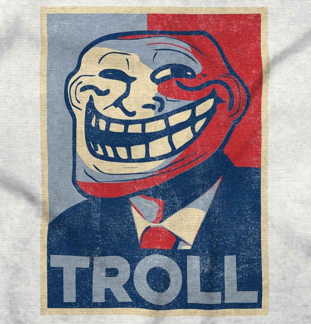 imageFunny Presidential Troll Face Meme Graphic T Shirt Men or WomenWhite