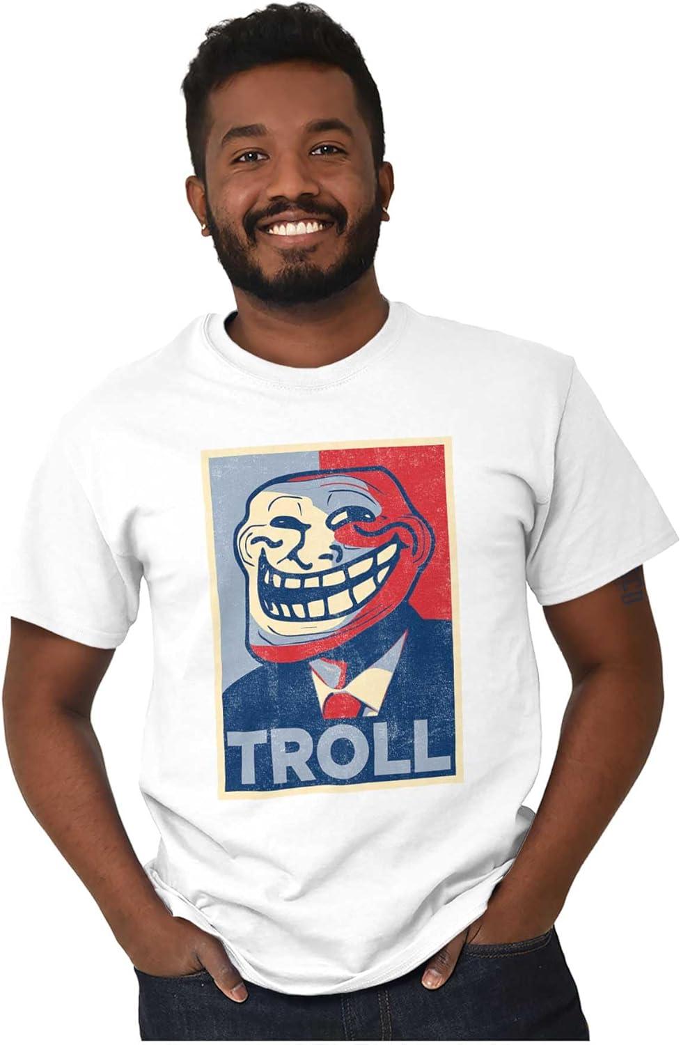 imageFunny Presidential Troll Face Meme Graphic T Shirt Men or WomenWhite