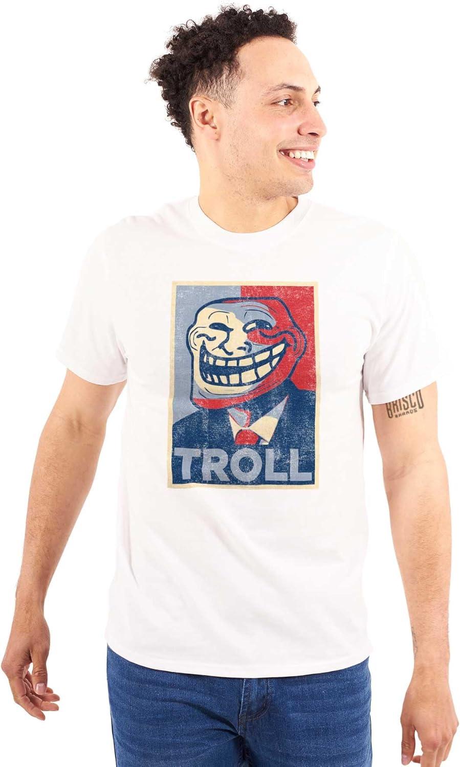 imageFunny Presidential Troll Face Meme Graphic T Shirt Men or WomenWhite