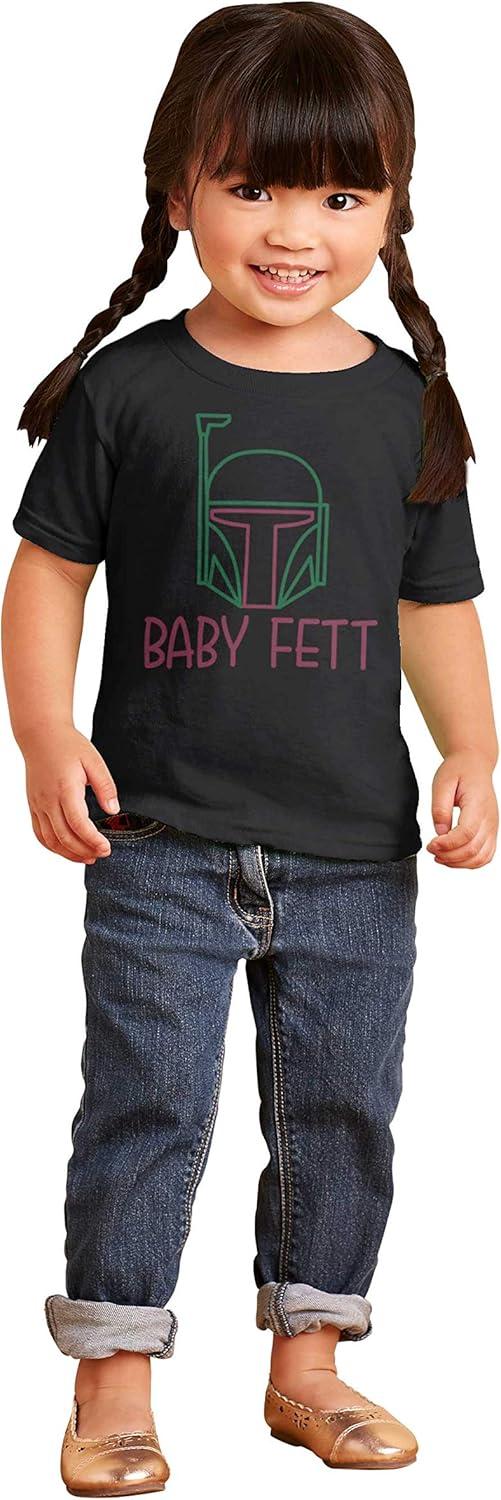 imageGalactic Bounty Hunter Babies Cute Toddler Boy Girl T ShirtBlack
