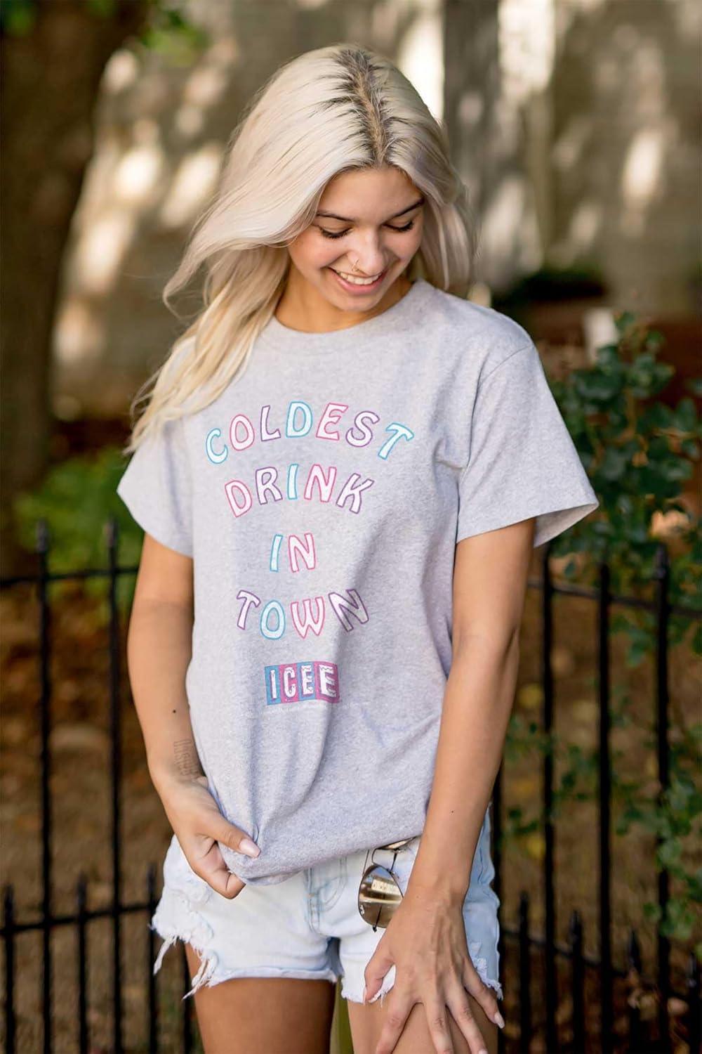 imageICEE Coldest Drink in Town Logo Womens Graphic T Shirt TeesSport Grey