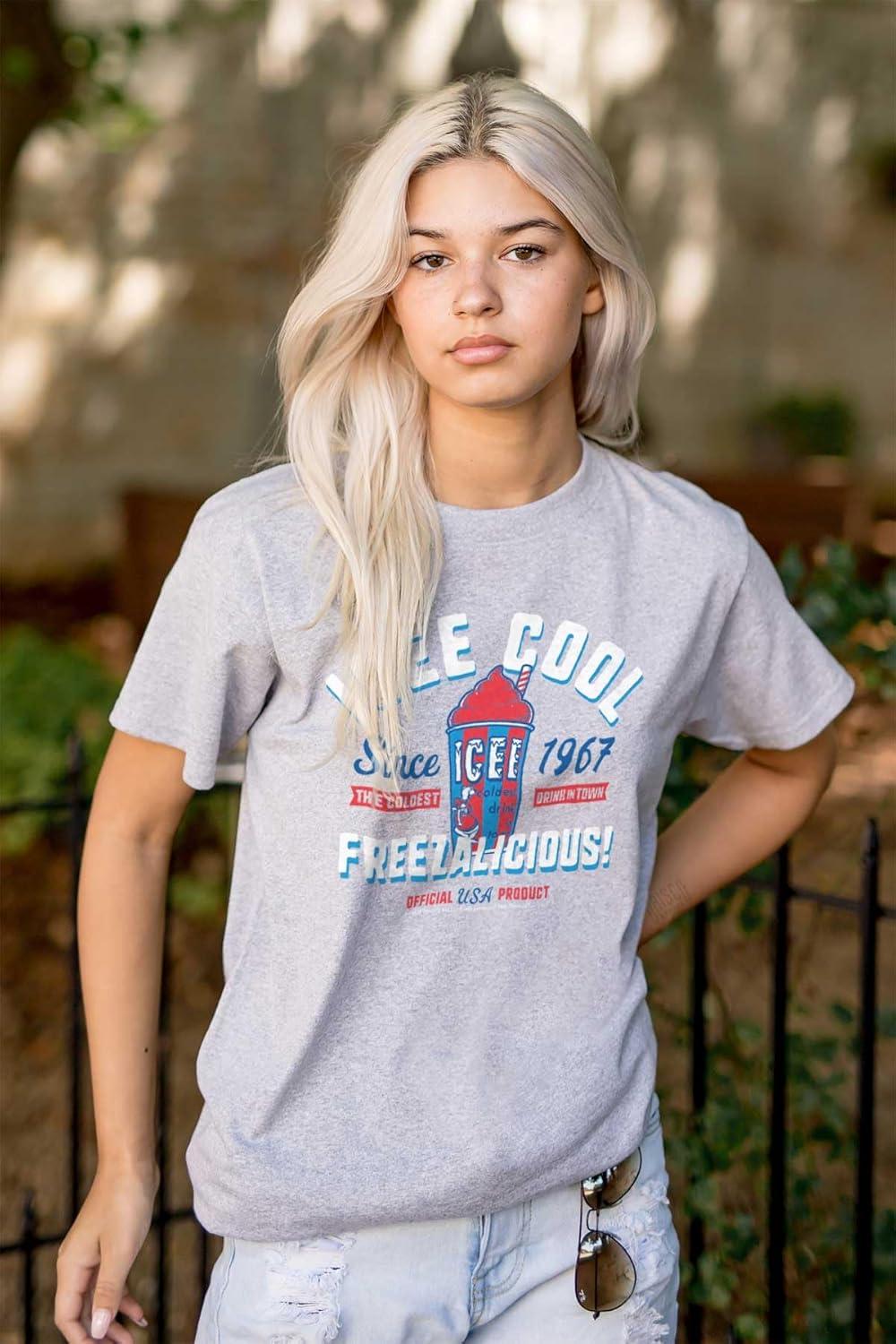 imageICEE Vintage Retro Graphic T Shirt Men or WomenSport Grey