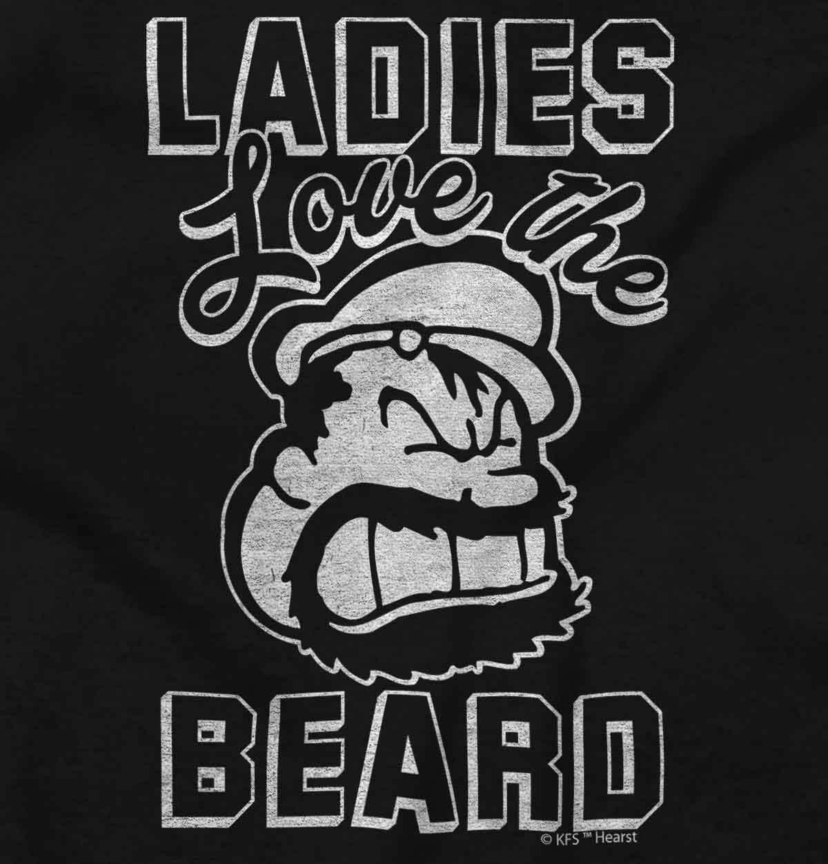 imageLadies Love Beards Funny Popeye Bluto Tank Top Sleeveless Tee MenBlack