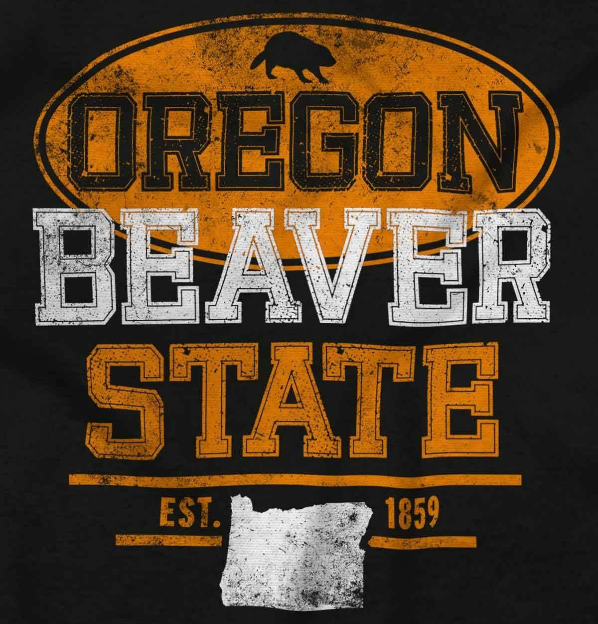 imageOregon OR Beaver State Pride Souvenir Baby Romper Boys or GirlsBlack