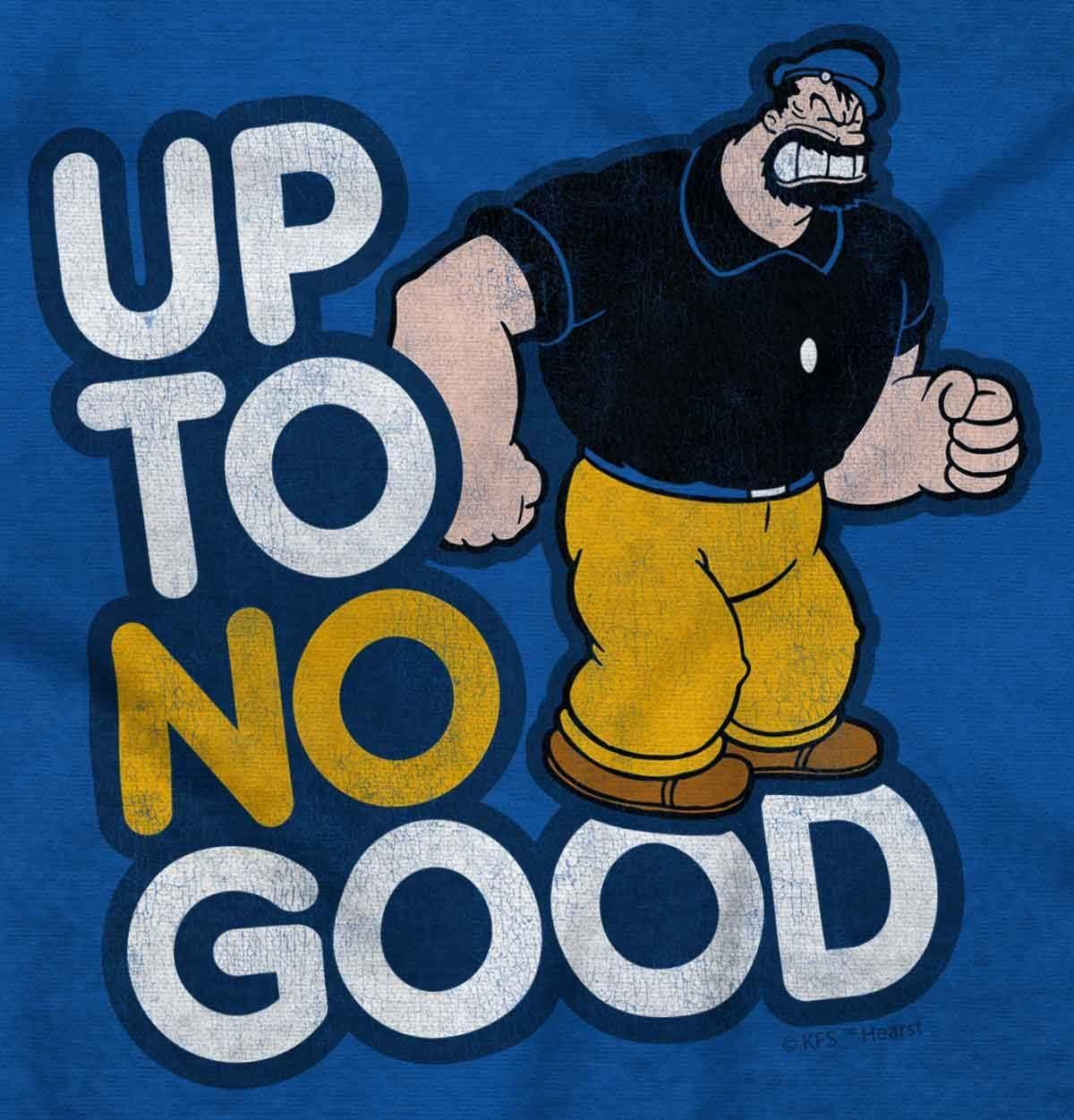 imagePopeye Bluto Up to No Good Funny Cool Graphic T Shirt Men or WomenRoyal