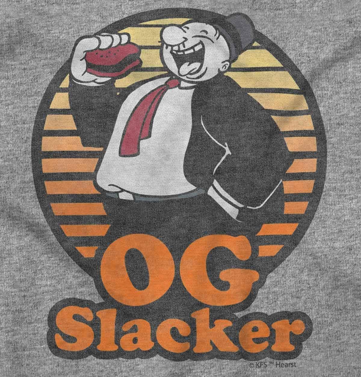 imagePopeye Wimpy OG Slacker Funny Retro Tank Top T Shirts Men WomenSport Grey