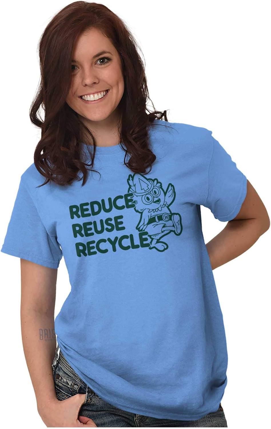 imageReduce Reuse Recycle Woodsy Owl Graphic T Shirt Men or WomenCarolina Blue