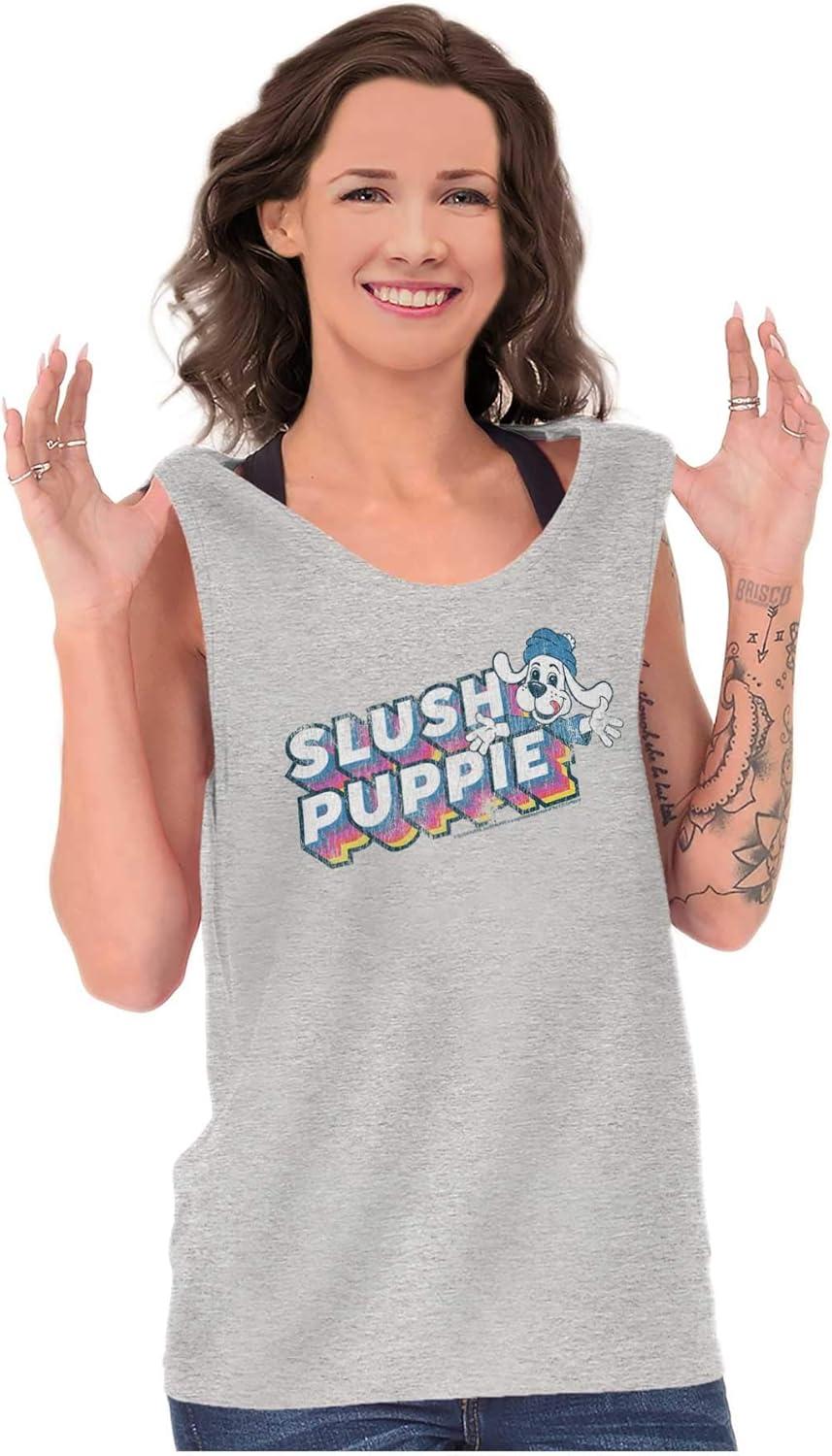 imageRetro Slush Puppie Vintage 80s Logo Tank Top T Shirts Men WomenSport Grey